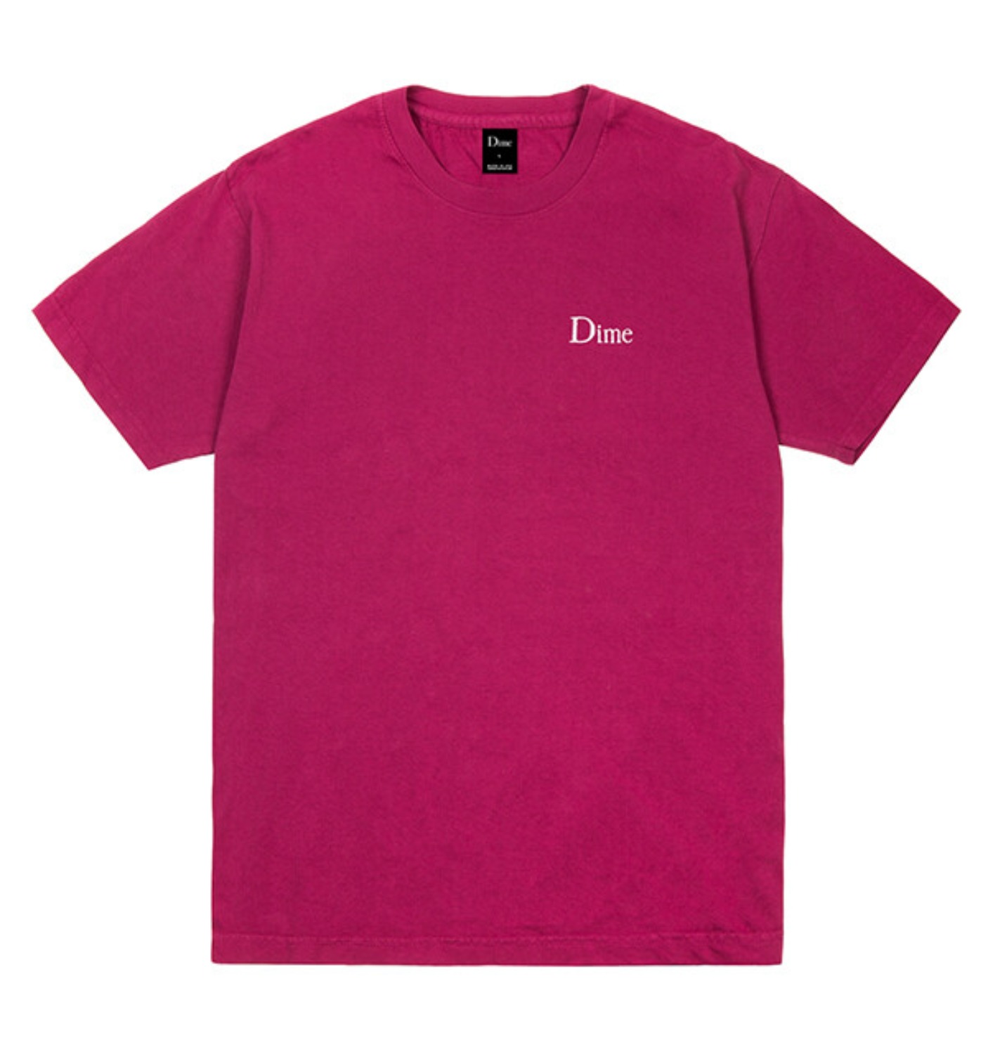 CLASSIC LOGO EMBROIDERED T SHIRT BURGUNDY