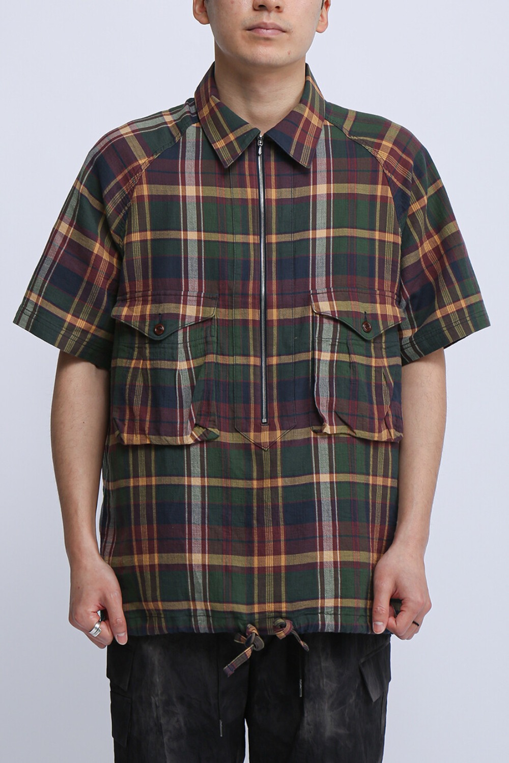 SCOUT PULLOVER SHIRT OLIVE MULTI CHECK