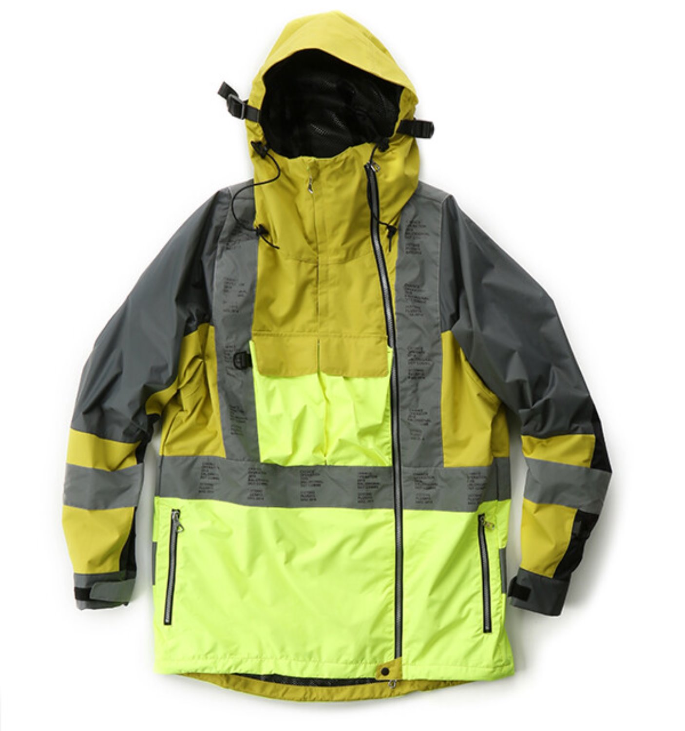 3M TAPED WATER PROOF JACKET LIME
