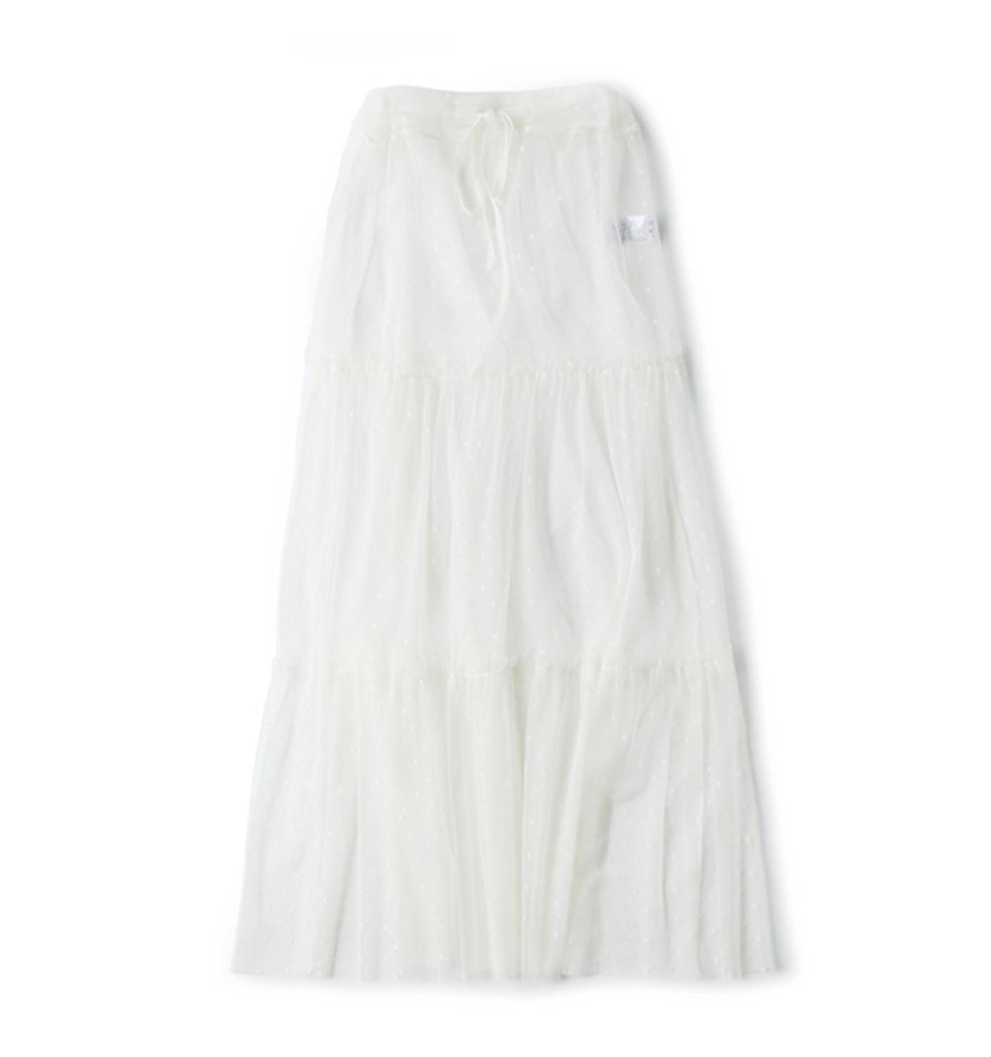 BRILLER LACE SKIRT OFFWHITE