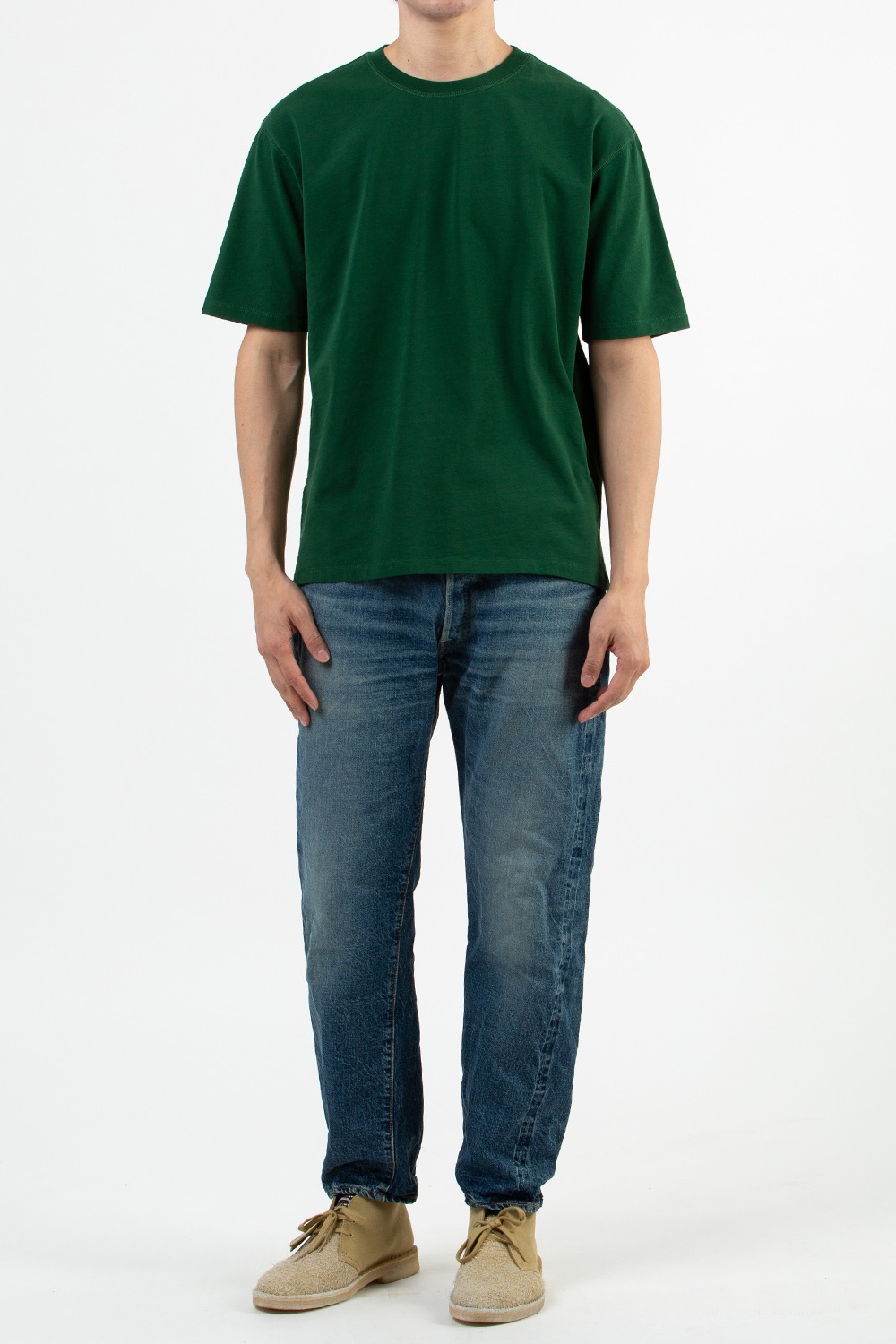 (CARRY OVER)SS HIKING TEE FOREST GREEN