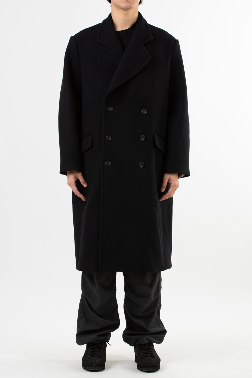 DADDY DOUBLE BREASTED COAT NAVY