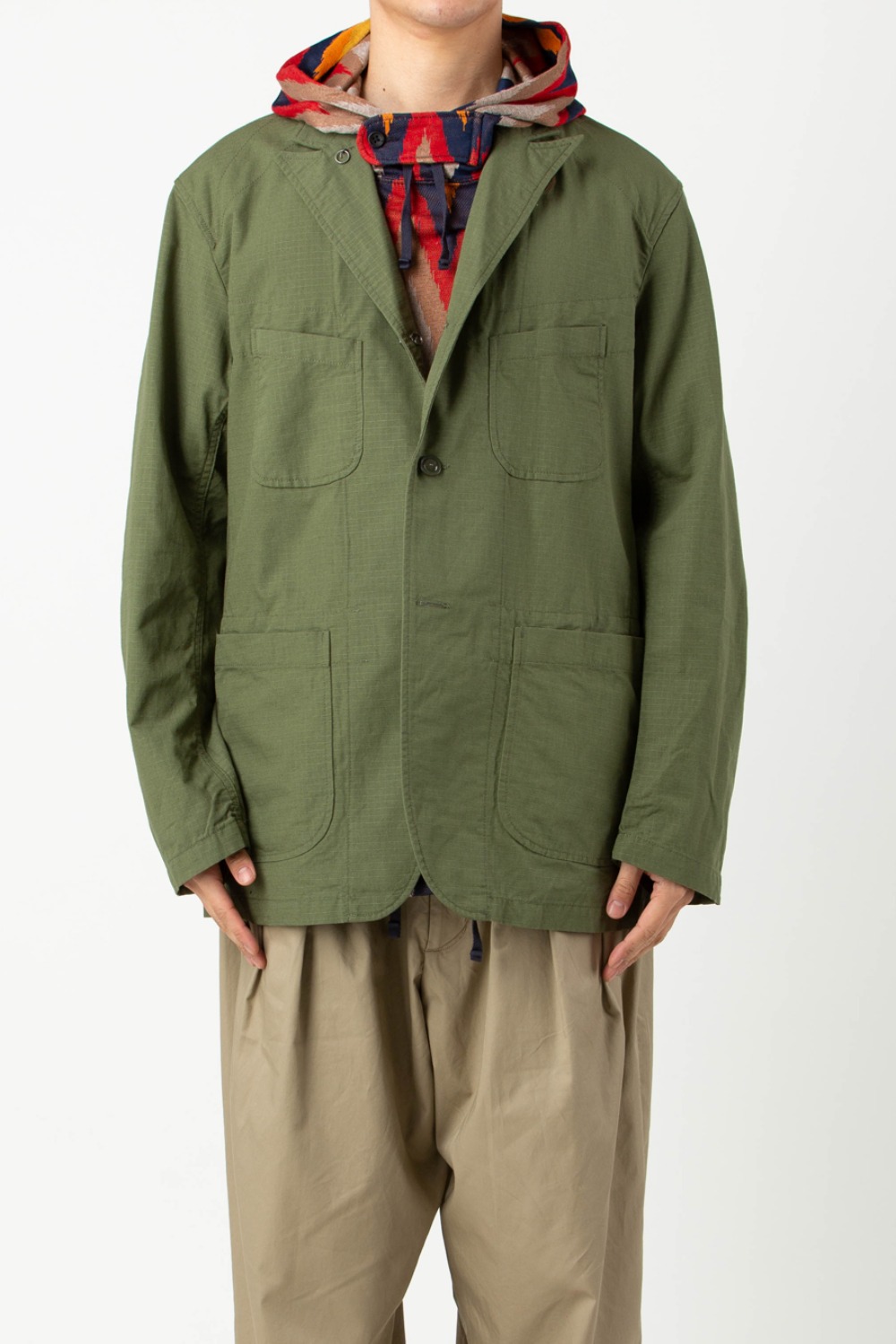 (23SS)BEDFORD JACKET OLIVE COTTON RIPSTOP