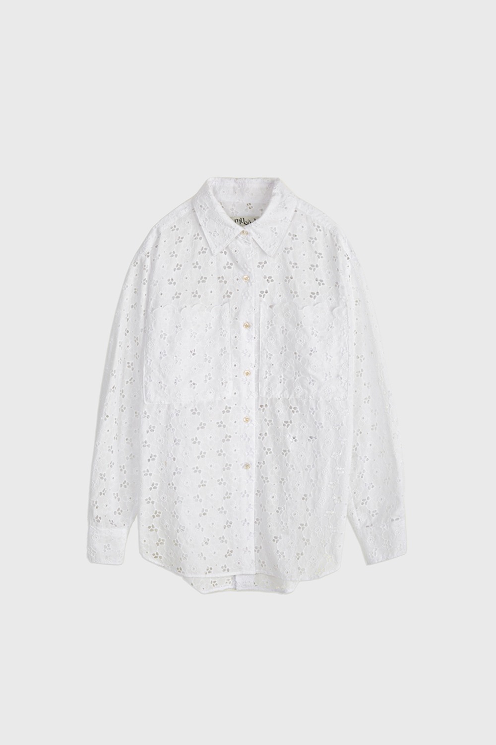 (23SS) JOIE VOLUME SHIRT LACE