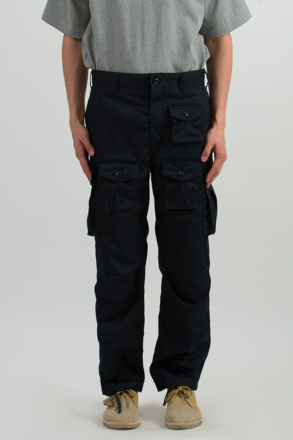 (23SS) FA PANT DK.NAVY FEATHER PC TWILL