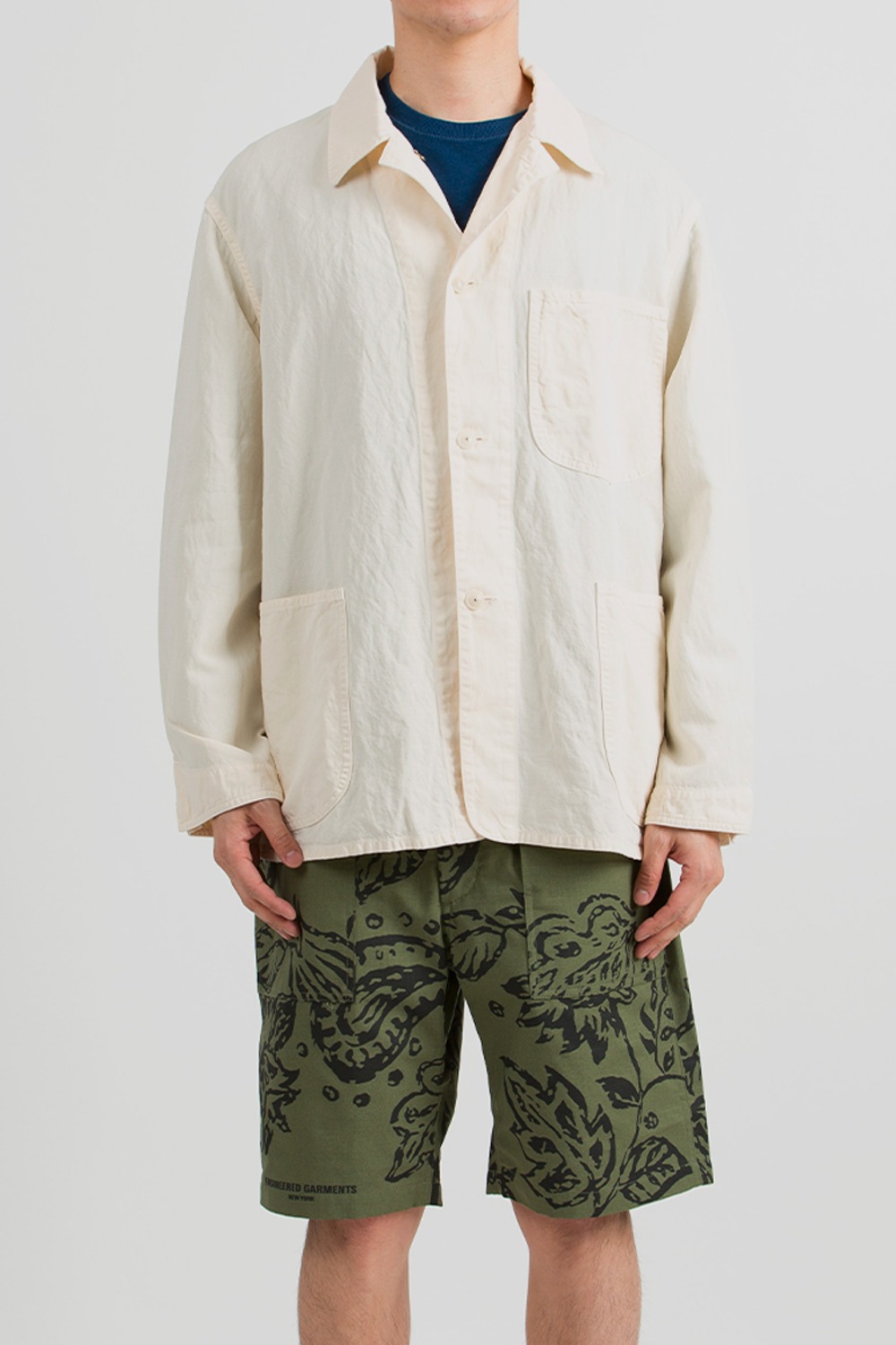 (23SS) COVERALL JACKET SUMMER SAND