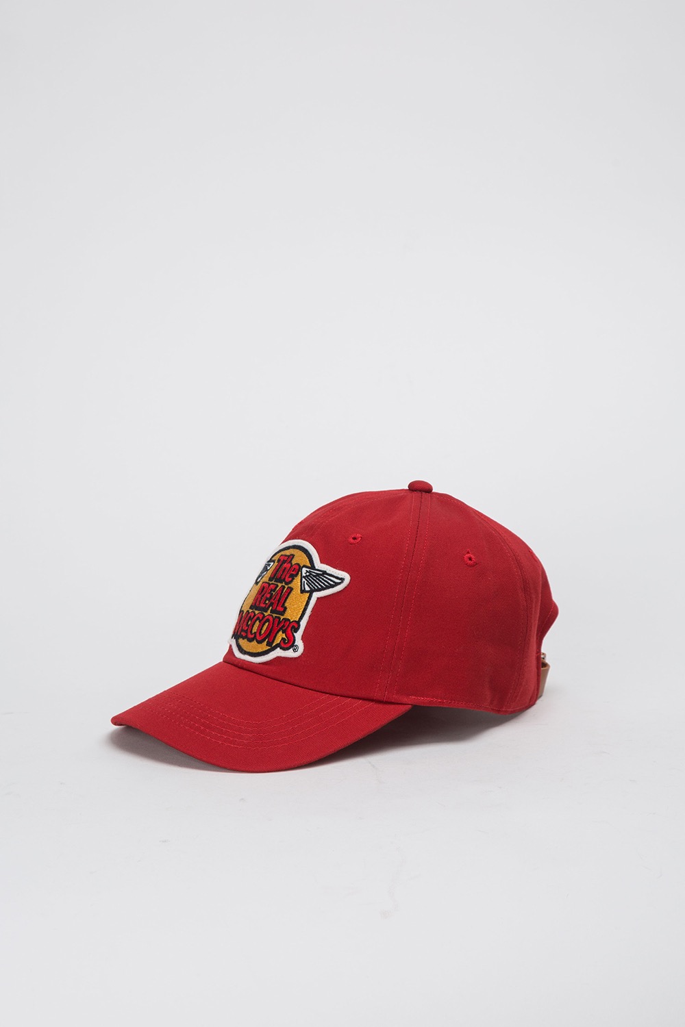 (RESTOCK) THE REAL McCOY&#039;S LOGO BASEBALL CAP RED