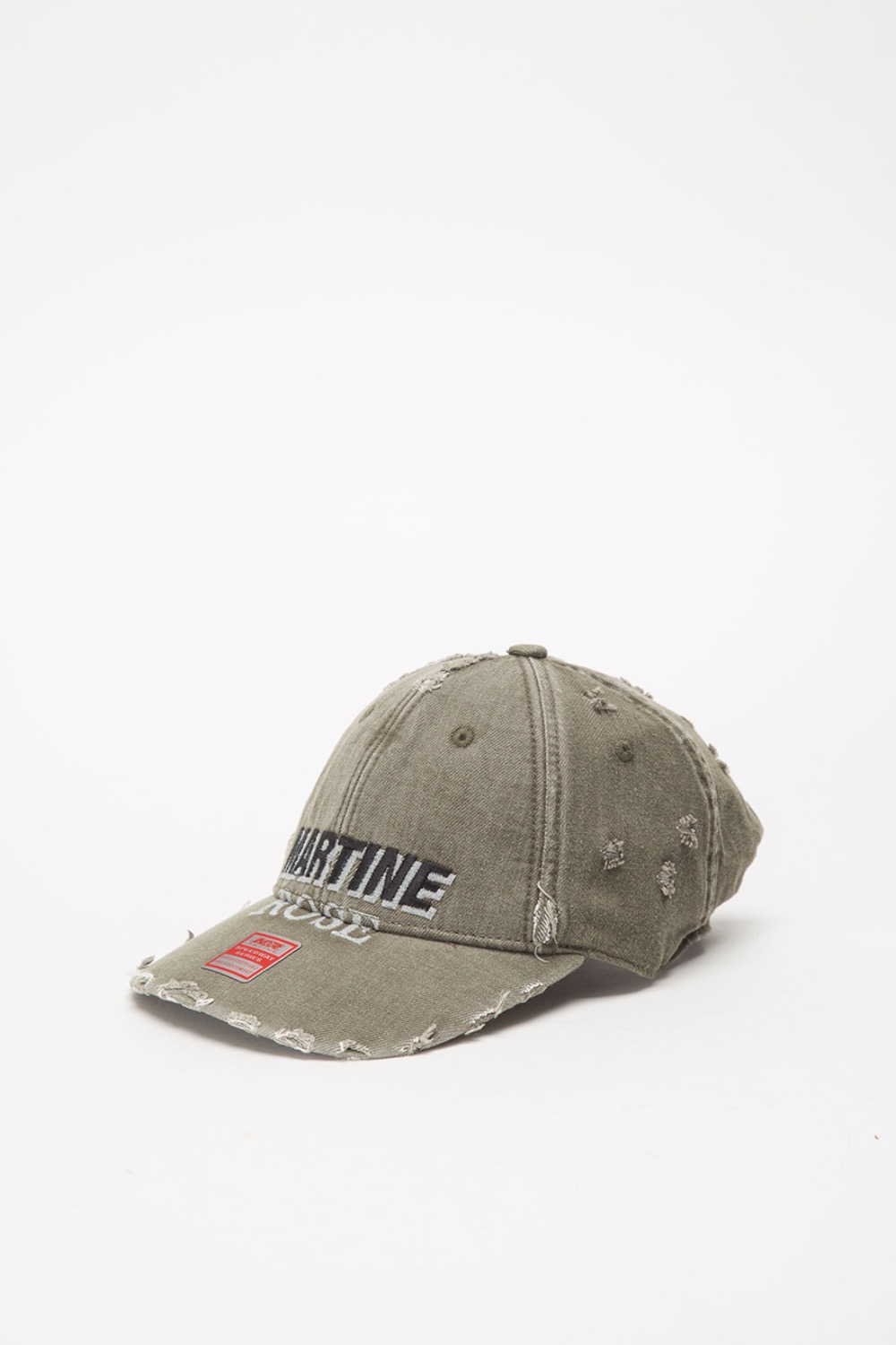 (23FW)ROLLED BACK CAP GREEN MARTINE
