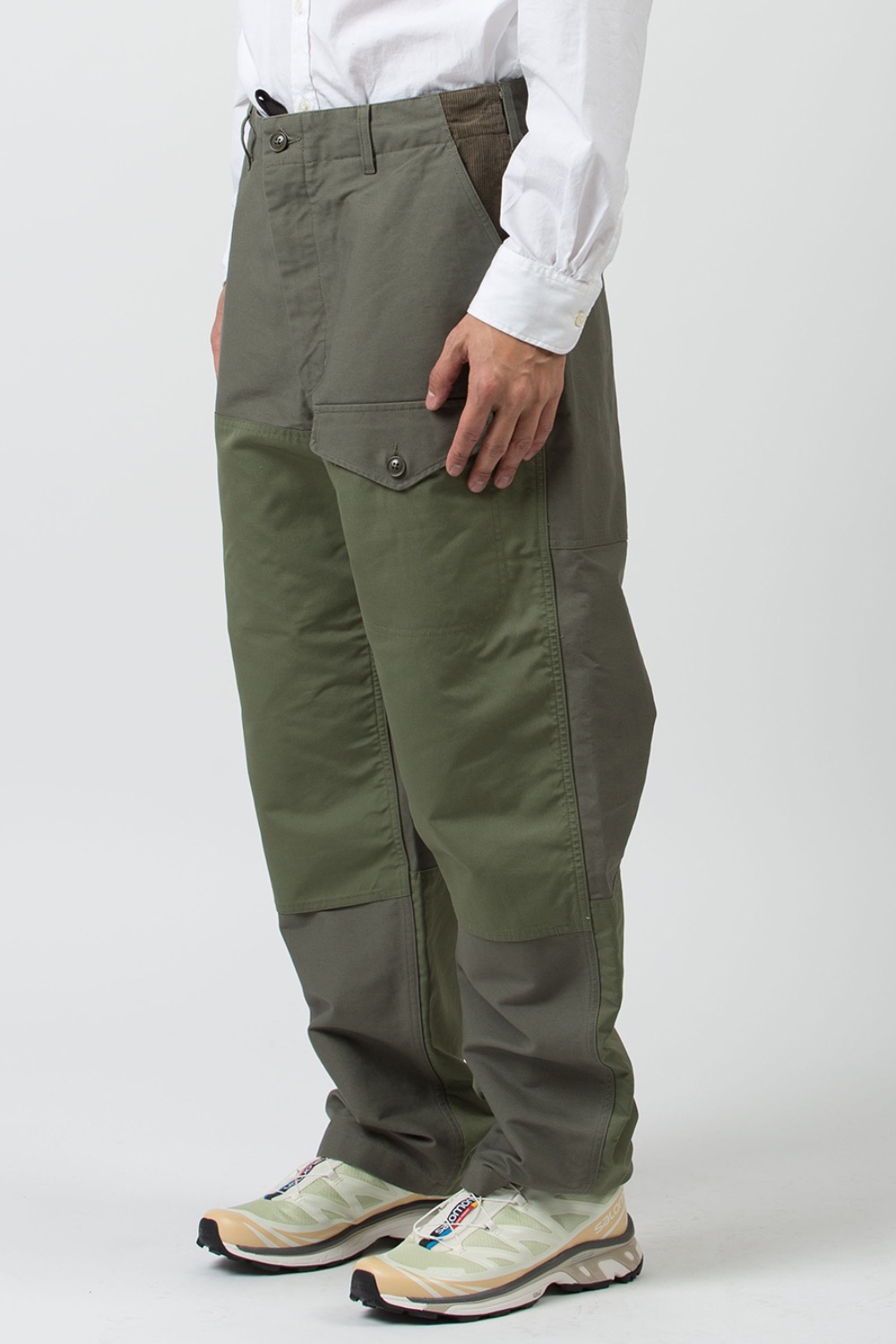 (23FW) FIELD PANT OLIVE COTTON DOUBLE CLOTH