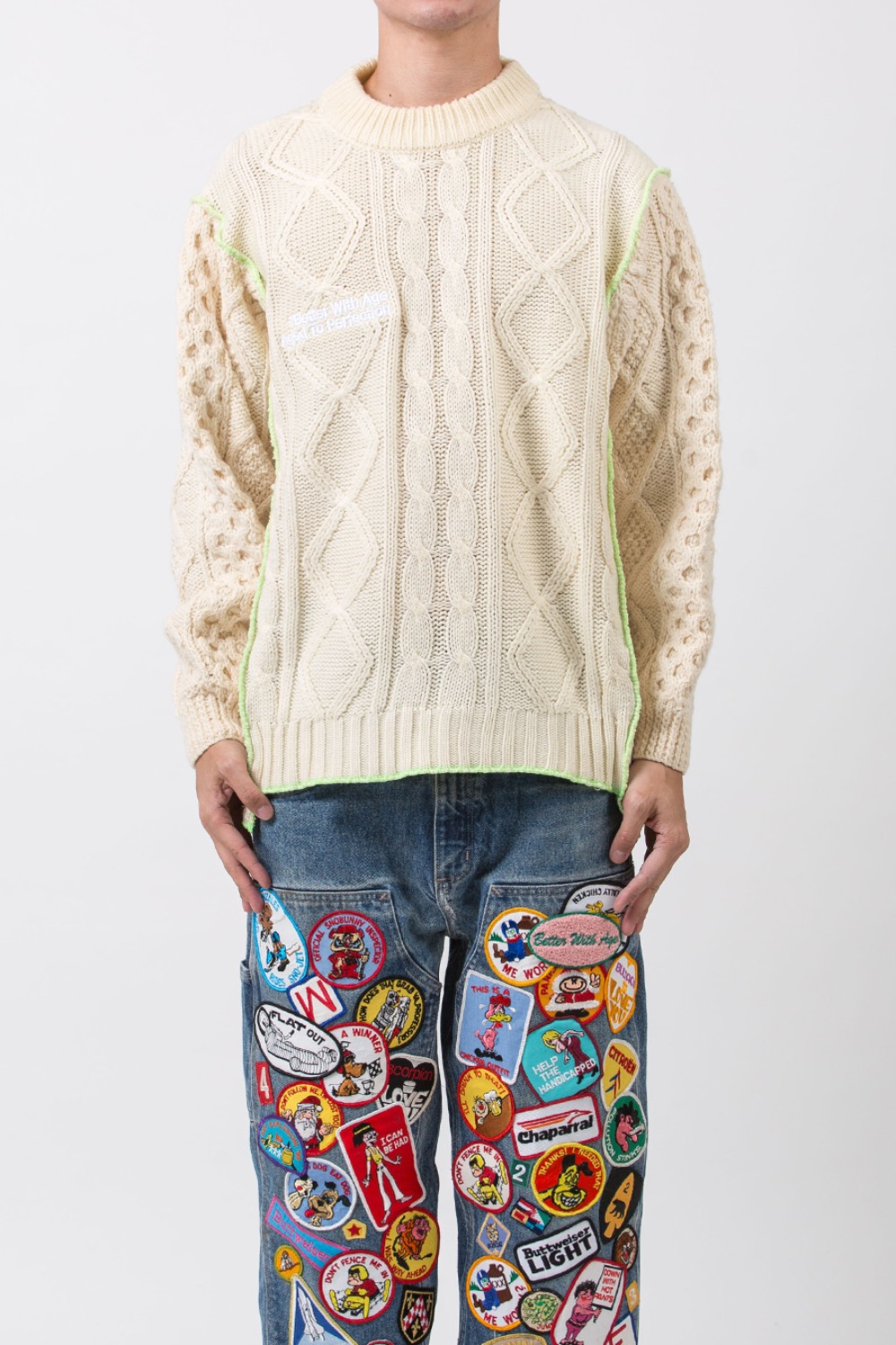 (23FW) BWASMCK - MORESO CABLE KNIT L-1