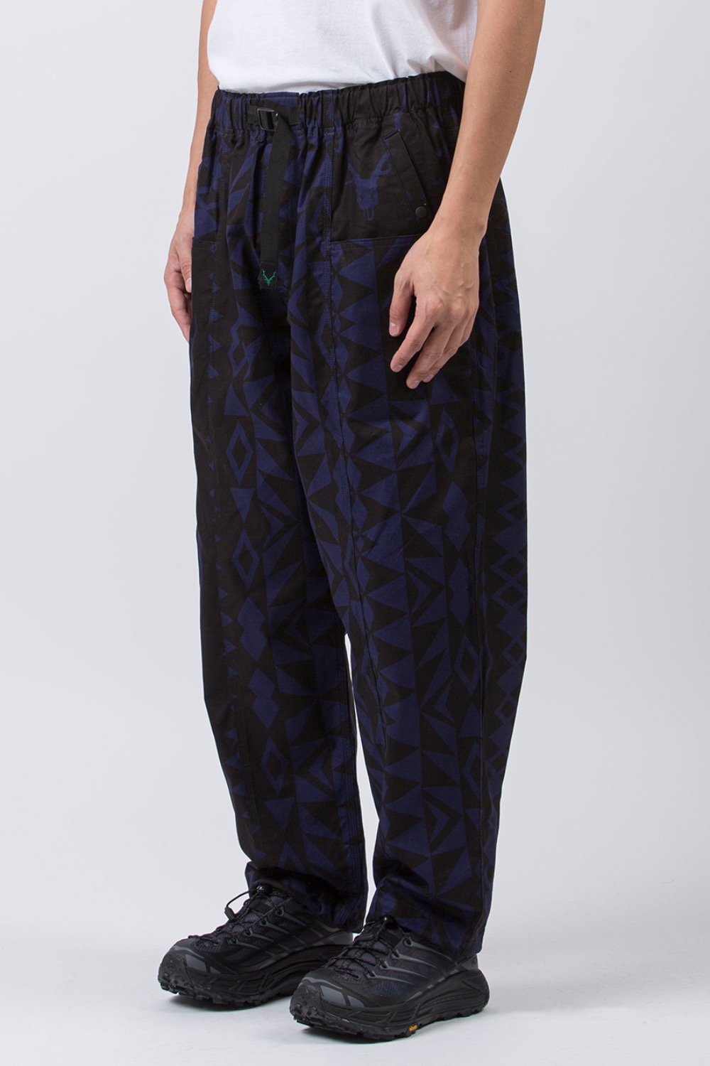 (23FW) BELTED C.S. PANT - COTTON RIPSTOP / PRINTED NATIVE SKULL&amp;TARGET