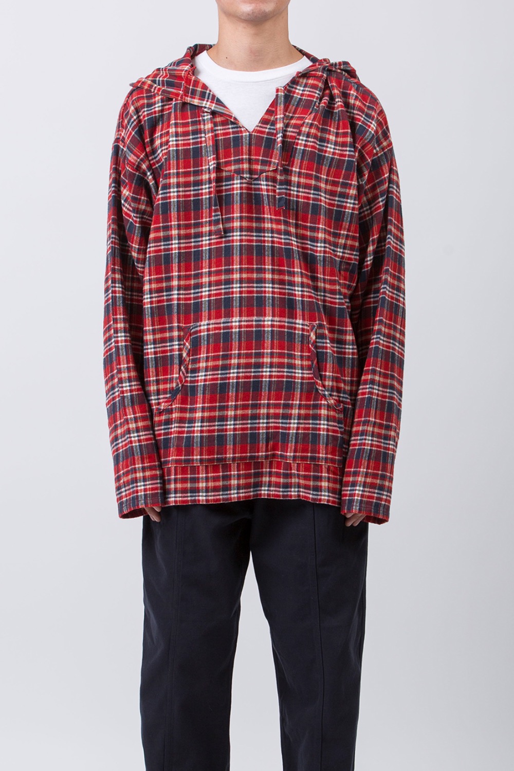 (23FW) MEXICAN PARKA - FLANNEL TWILL / PLAID RED/NAVY