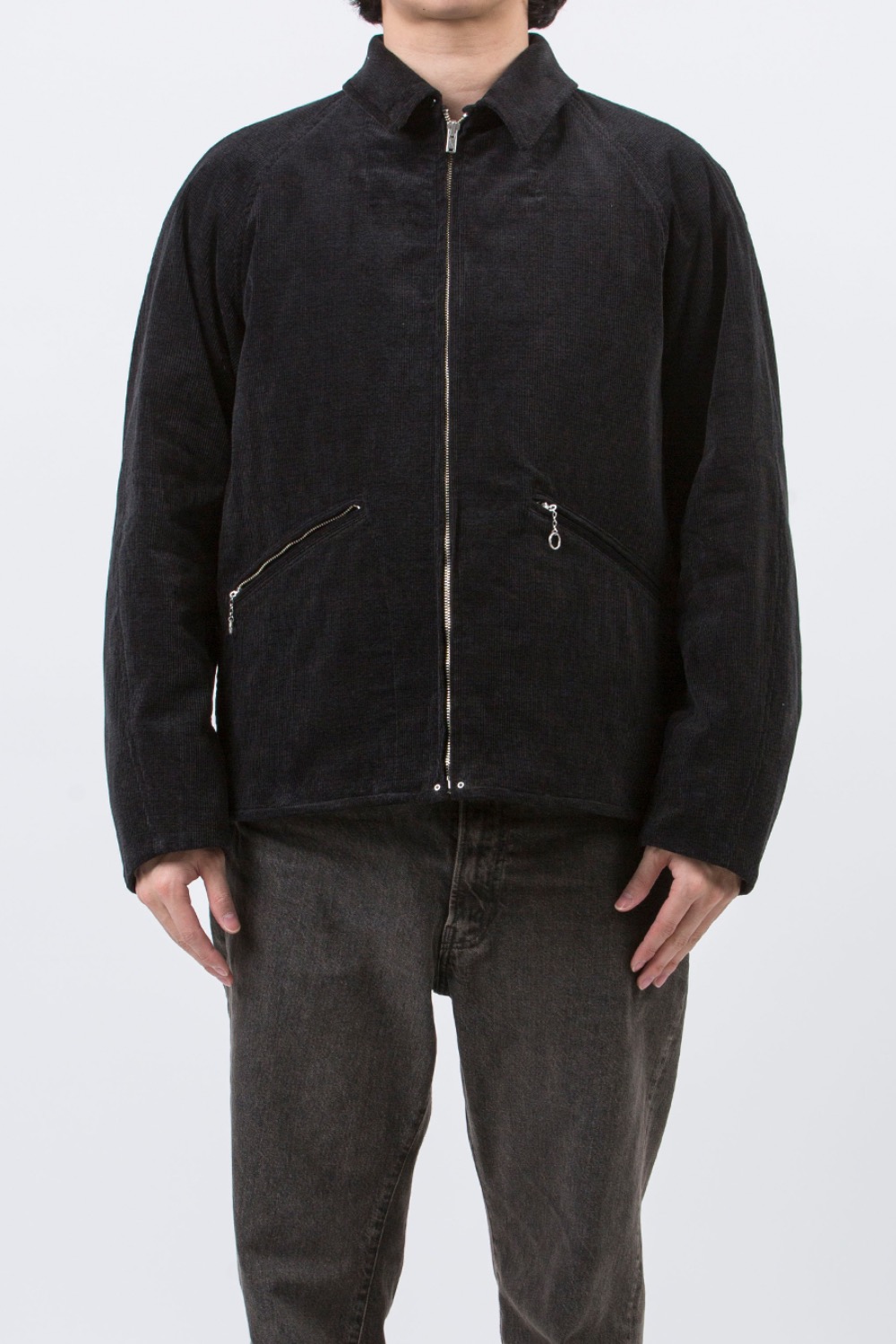 (23FW) ROLL-COLLAR SPORTING JACKET GRAPHITE